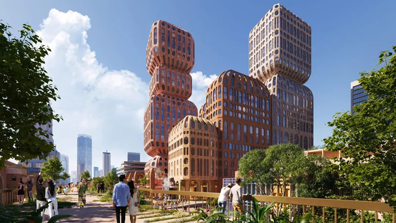 發(fā)光的燈籠塔/Heatherwick Studio在泰國的首個項目如此抽象？